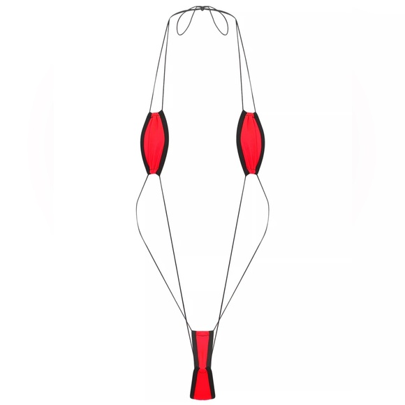 Woman's sexy rare slingshot micro g-string thong bikini contest swimsuit beach - Picture 3 of 5